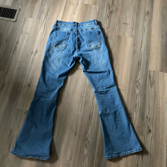 Amazon Medium Wide Long High Rise Stretch Jeans - Picture 3 of 4